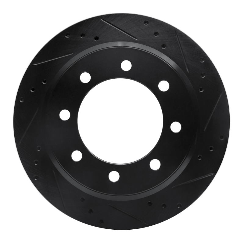 Ford E-150 Brake Rotor (1) - Rear Right - R1 Concepts - Drilled & Slotted - Black - `08-`25 Ford E-150 Brake Rotor (1) - Rear Right - R1 Concepts - Drilled & Slotted - Black - `08-`25
